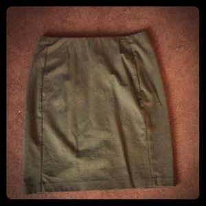 J. Jill Green Pencil Skirt